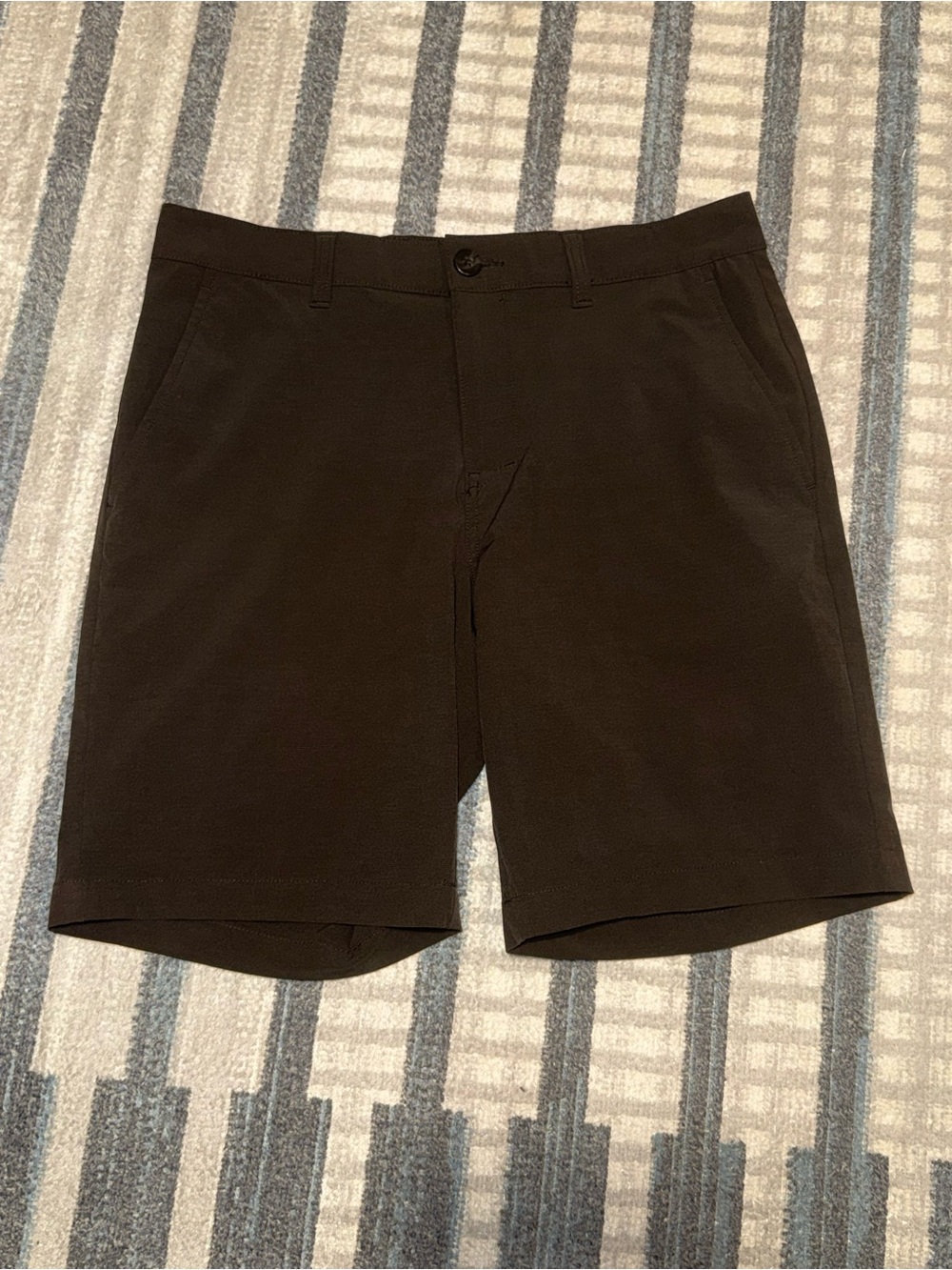 PGA Tour Men's Classic Solid Black Golf Performance Shorts Size 32 Stretch